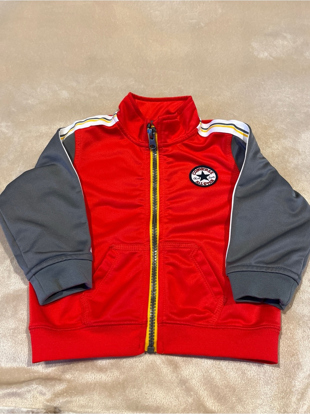 Converse All Star Sporty Baby Full Zip Jacket Size 6-9 Months